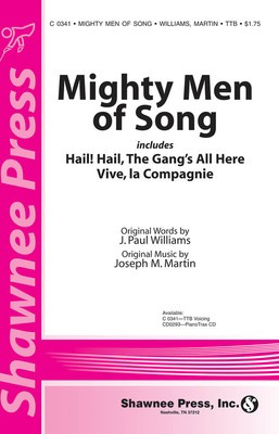 Mighty Men of Song - J. Paul Williams|Joseph M. Martin - TTB Shawnee Press Choral Score Octavo