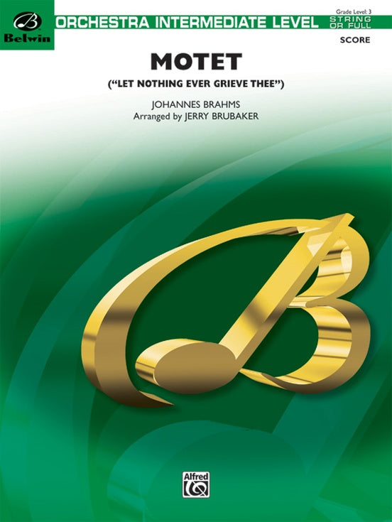 Motet – Full Orchestra Conductor Score & Parts (Digital Download)