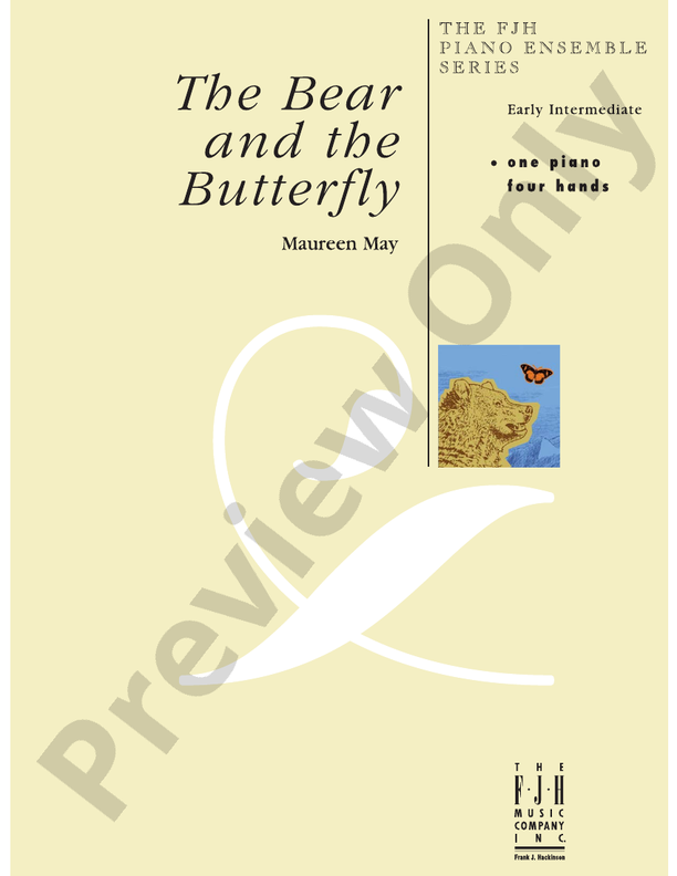 The Bear and the Butterfly - Piano (Digital Download)