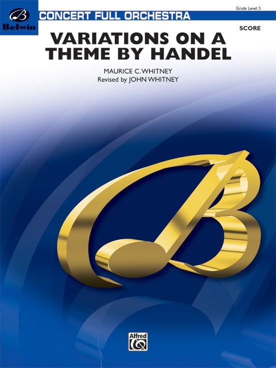 Variations on a Theme by Handel - Full Orchestra Conductor Score & Parts (Digital Download)