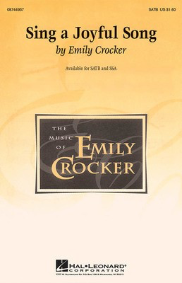 Sing a Joyful Song - Emily Crocker - SSA Hal Leonard Choral Score Octavo