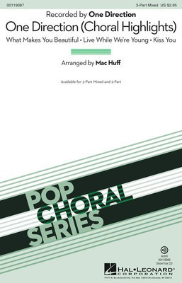 One Direction - (Choral Highlights) - Mac Huff Hal Leonard ShowTrax CD CD