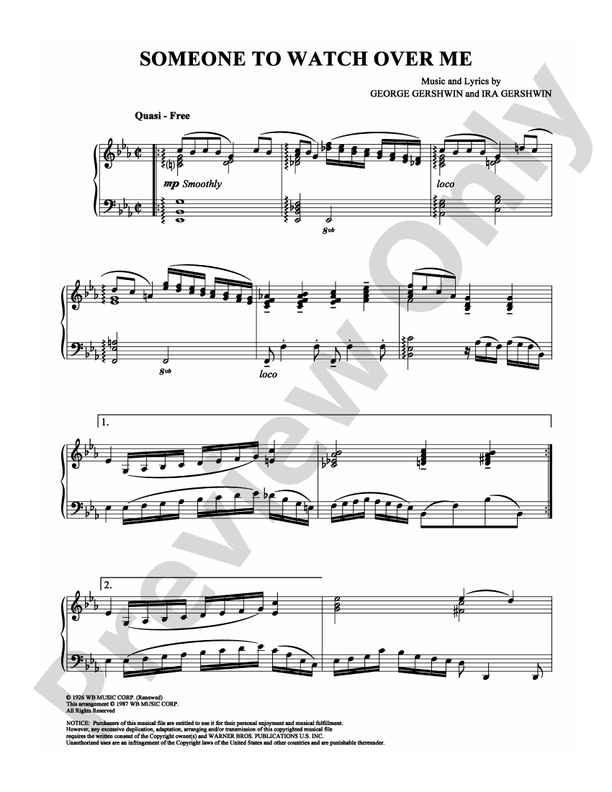 Someone To Watch Over Me - DSM-PS-0002201 - Piano (Digital Download)