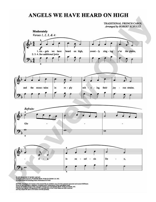 Angels We Have Heard on High - DSM-PS-0000655 - Easy Piano (Digital Download)