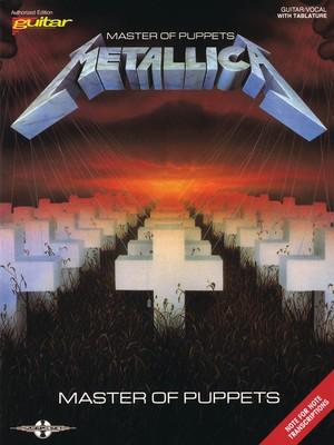 Metallica - Master of Puppets - Guitar Cherry Lane Music Guitar TAB with Lyrics & Chords