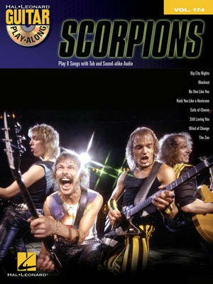 Scorpions - Guitar Play-Along Volume 174 - Guitar Hal Leonard Guitar TAB /CD