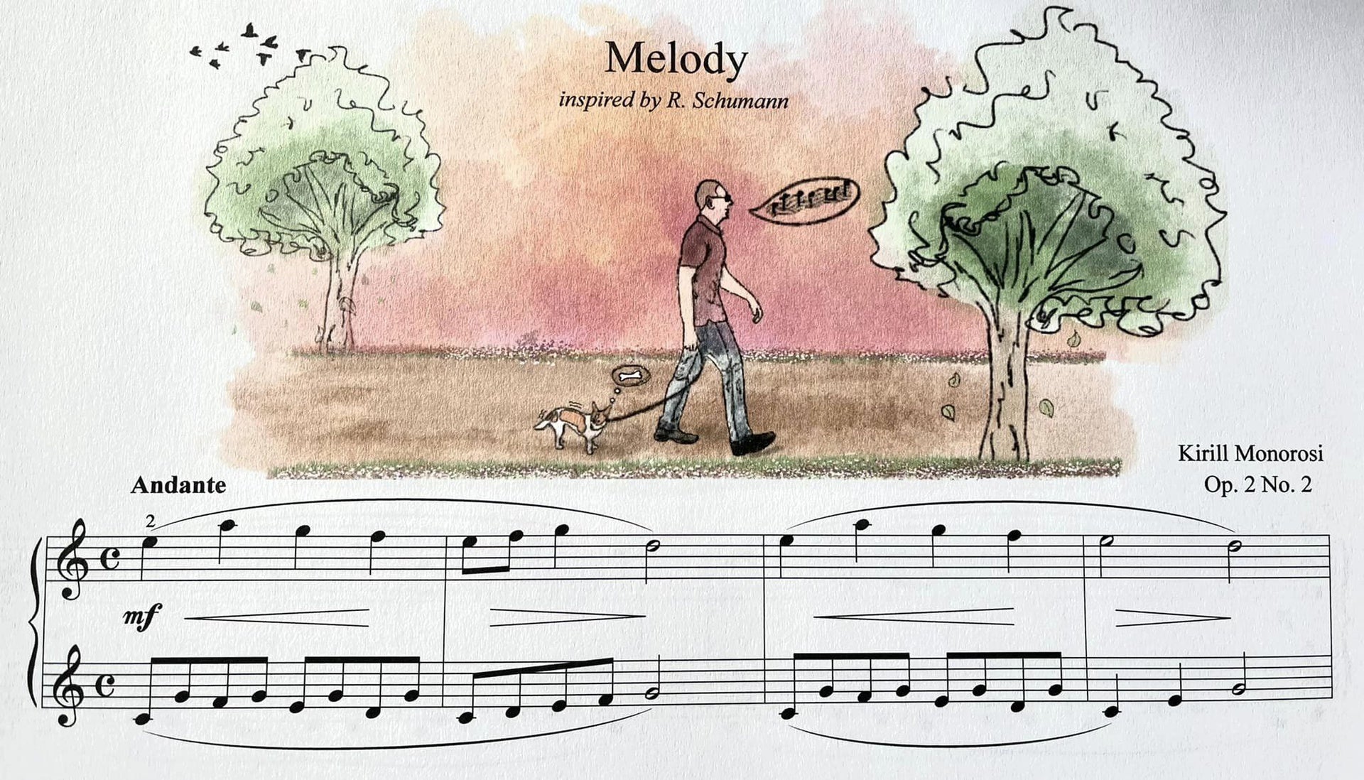 Monorosi - Clavier-Büchlein (Little Piano Book) Op2 2022 - Piano Solo La Folia