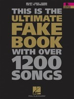 The Ultimate Fake Book - 4th Edition - B-flat Edition - Various - Bb Instrument Hal Leonard Fake Book Spiral Bound