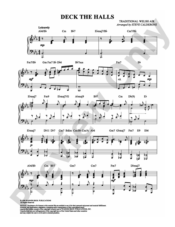 Deck the Halls - DSM-PS-0007159 - Piano (Digital Download)