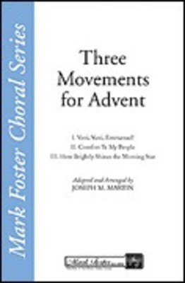 Three Movements for Advent - SATB Joseph M. Martin Shawnee Press Choral Score Octavo