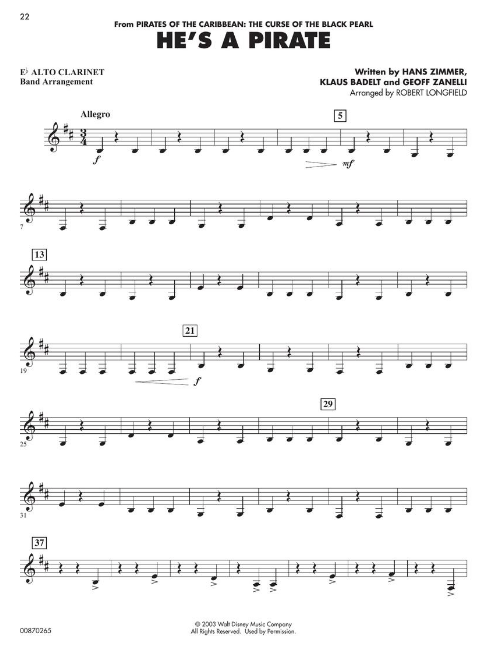 Essential Elements Disney Favorites - Alto Clarinet - Hal Leonard