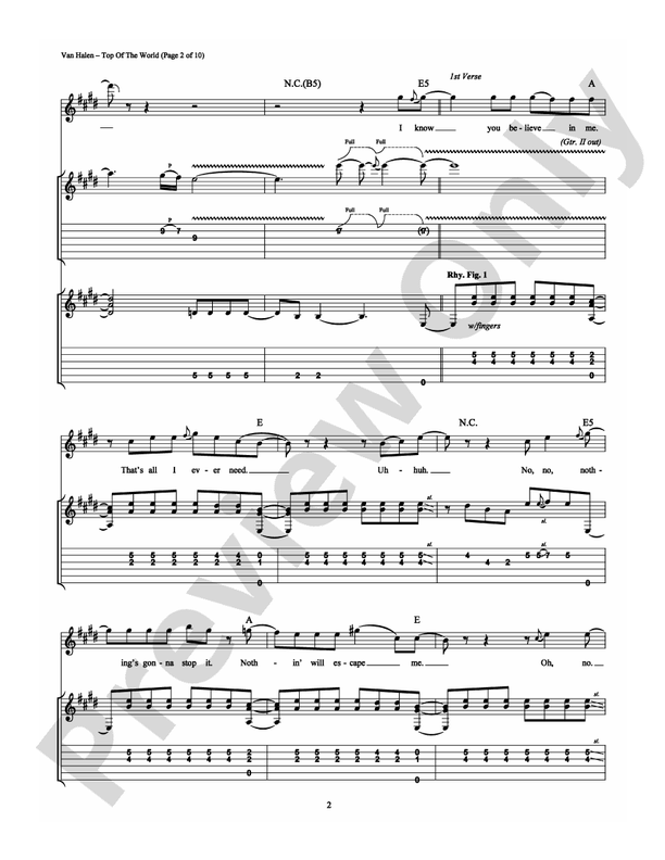 Top of the World - Guitar TAB (Digital Download)