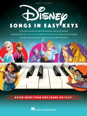 Disney Songs in Easy Keys - Easy Piano - Hal Leonard