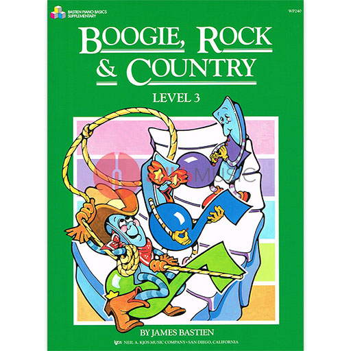 Boogie Rock and Country Level 1 - James Bastien - Piano Neil A. Kjos Music Company