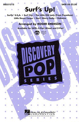 Surf's Up! (Medley) - SATB Roger Emerson Hal Leonard Choral Score Octavo