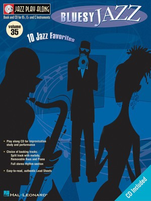 Bluesy Jazz - Jazz Play-Along Volume 35 - Various - Bb Instrument|Bass Clef Instrument|C Instrument|Eb Instrument Hal Leonard Lead Sheet /CD