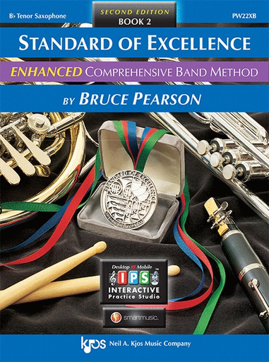 Standard of Excellence Enhanced, Book 2 Tenor Saxophone - Second Edition - Bruce Pearson - Neil A. Kjos Music Company