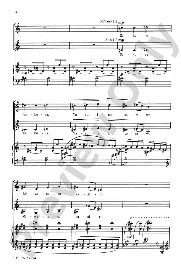 Round the Globe (Part 2) - SSAA Choral Octavo (Digital Download)