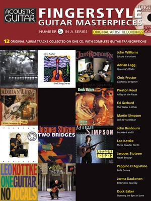 Fingerstyle Guitar Masterpieces Bk/CD - Guitar Hal Leonard