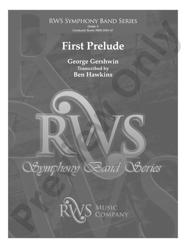 First Prelude - Concert Band Conductor Score & Parts(Digital Download)