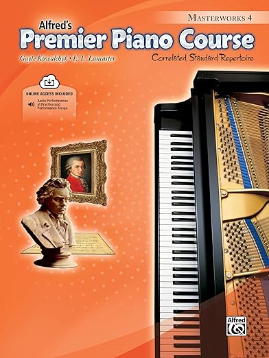 Premier Piano Course Masterworks 4 Bk/CD