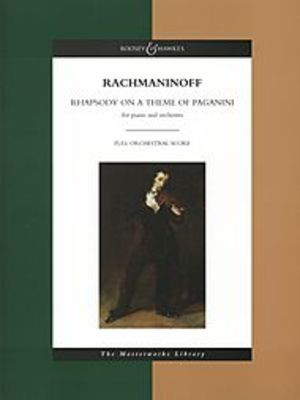 Rhapsody on a Theme of Paganini Op. 43 - Sergei Rachmaninoff - Piano Boosey & Hawkes Study Score