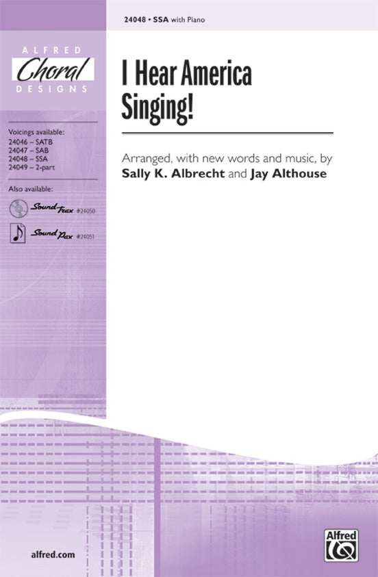 I Hear America Singing! – SSA Choral Octavo - Digital Sheet Music Download (Digital Download)