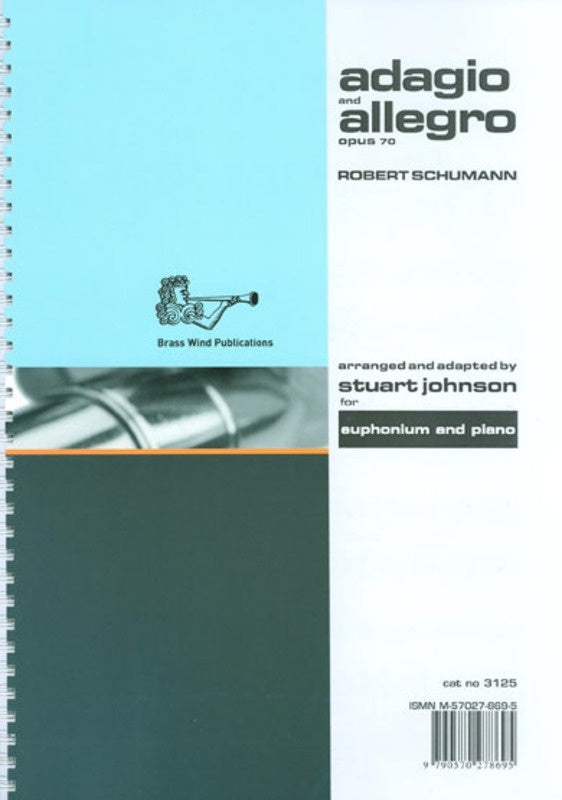ADAGIO AND ALLEGRO OP 70 ARR FOR EUPHONIUM/PIANO - SCHUMANN - EUPHONIUM - BRASSWIND