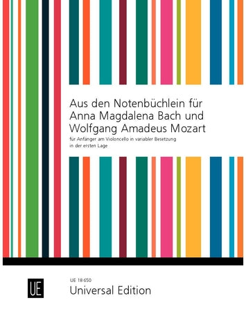 From the Notebook for A M Bach and Mozart Vc/Piano