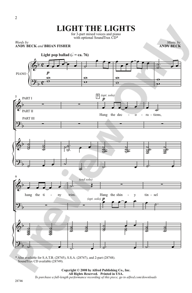 Light the Lights – 3-Part Mixed Choral Octavo (Digital Download)