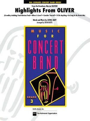 Highlights from Oliver - Lionel Bart - Ted Ricketts Hal Leonard Score/Parts