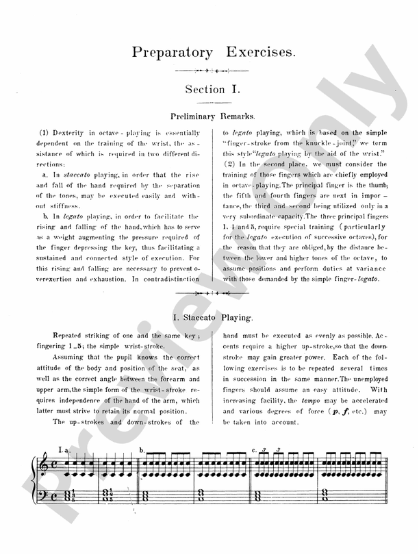 Kullak - School of Octave-Playing (Volume I) - Piano Solo (Digital Download)