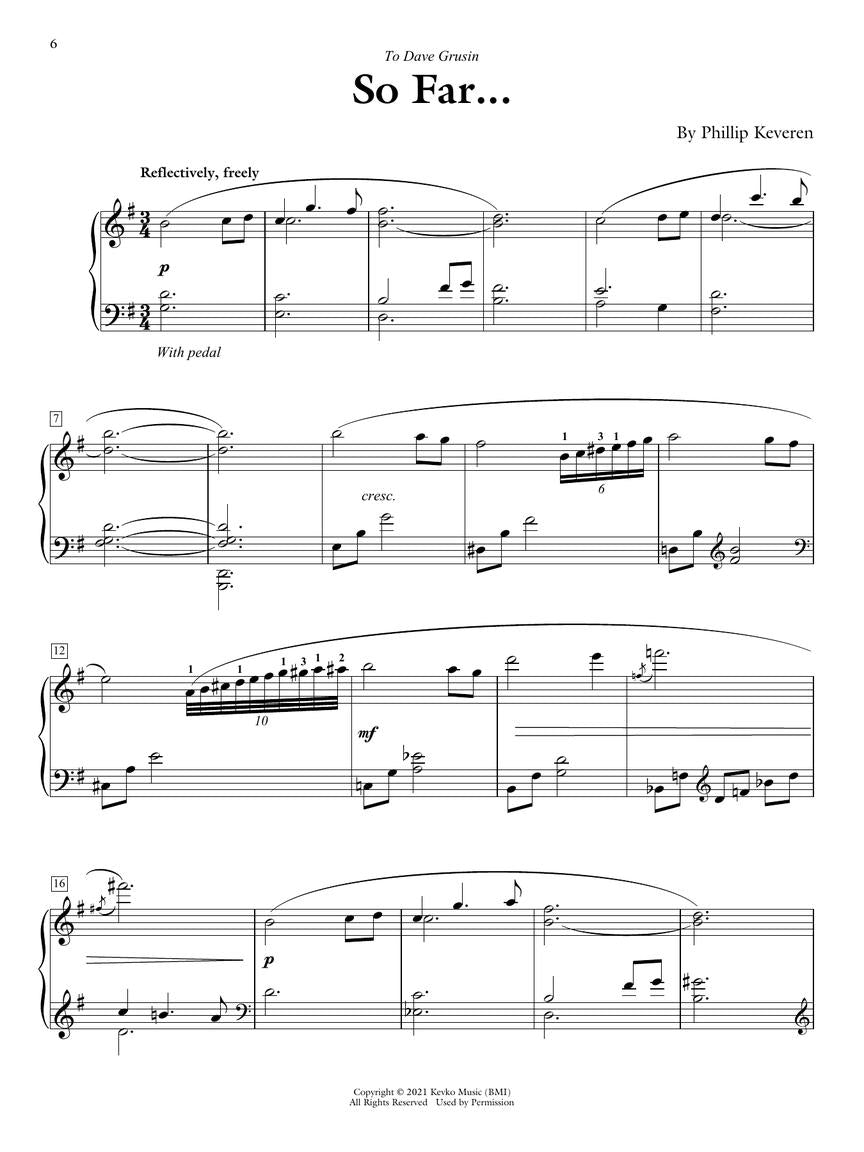 Keveren - So Far... - Piano Solo Hal Leonard 366023