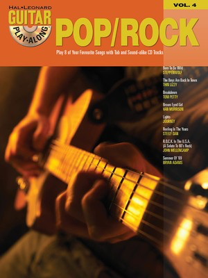 Pop/Rock - Guitar Play-Along Volume 4 - Guitar Hal Leonard Guitar TAB with Lyrics & Chords /CD