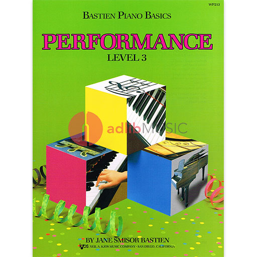 Bastien Piano Basics, Performance, Level 3 - James Bastien - Piano Neil A. Kjos Music Company