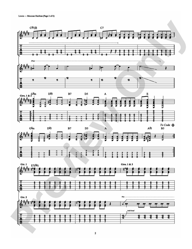 Mexican Hairless - Guitar TAB (Digital Download)