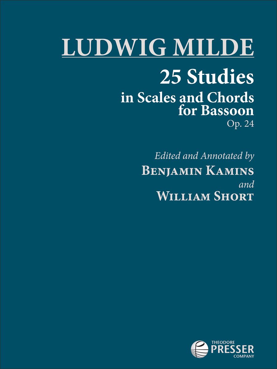 25 Studies in Scales and Chords for Bassoon - Milde - Presser 414-41219