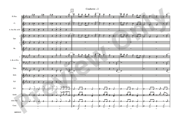 Rockin' Robin – Marching Band Conductor Score & Parts (Digital Download)