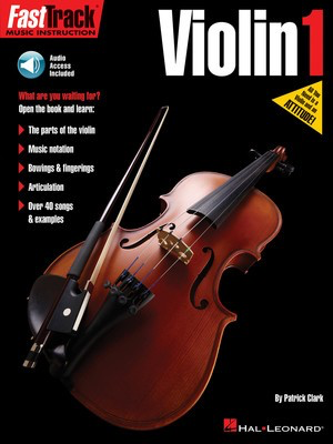 FastTrack Violin Method Book 1 - Violin Patrick Clark Hal Leonard Sftcvr/Online Audio