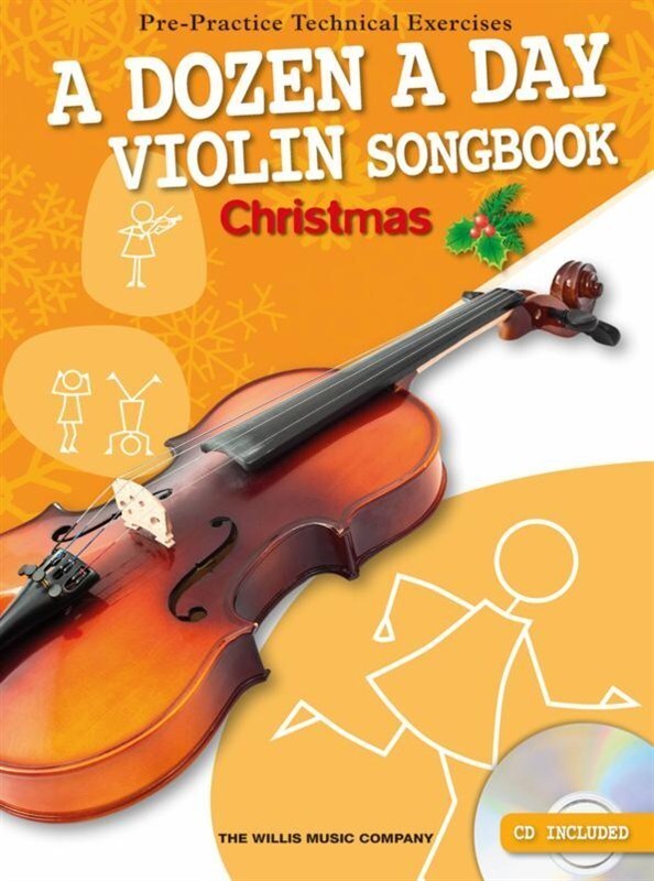 A DOZEN A DAY - VIOLIN - SONGBOOK CHRISTMAS TECH BK/CD - WMR101409