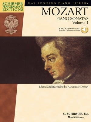Mozart - Piano Sonatas Vol. 1 Book/OLA - Schirmer Performance Editions - Schirmer