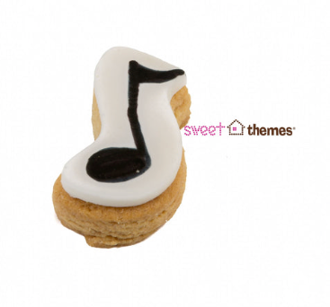 Steel Cookie Cutter Mini Quaver Notes