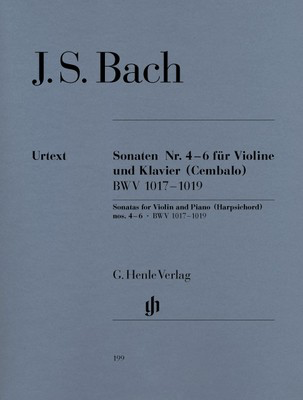Sonatas for Violin and Piano 4-6 BWV 1017-1019
