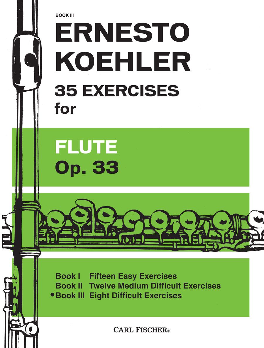 35 Exercises for Flute Op 33 - Book 3 - Kohler