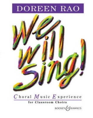 We Will Sing! - Performance CD - Doreen Rao - Boosey & Hawkes CD