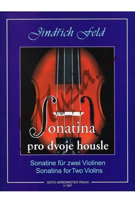 Feld - Sonatina - Violin Duet Unaccompanied Barenreiter H1927