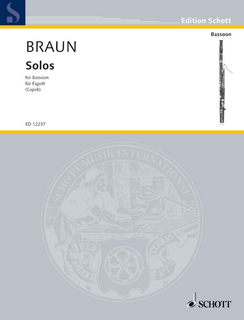 Braun Solos for Bassoon - ED12237