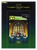 J.S. Bach: Complete Church Cantatas - CD Sheet Music - Johann Sebastian Bach - Classical Vocal CD Sheet Music Vocal Score CD-ROM