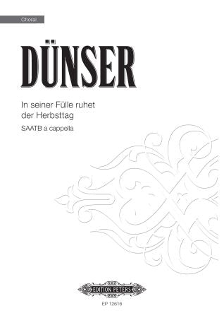 In seiner Fülle ruhet der Herbsttag (EP12616) - SATB Choral Octavo (Digital Download)