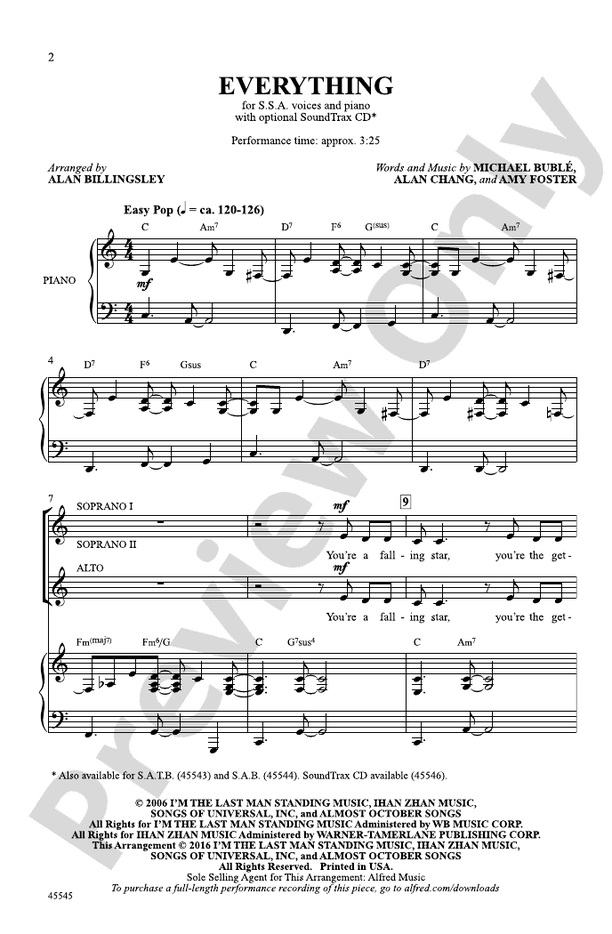 Everything – SSA Choral Octavo (Digital Download)
